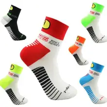 Мужская Профессиональный Для мужчин быстросохнущая бег лодыжки Спортивные носки Велоспорт Пеший Туризм Восхождение Компрессионные носки Для мужчин