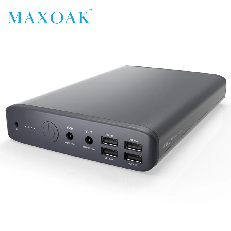 MAXOAK power bank 50000mah 6 output port DC12V/2.5A DC20V/5A notebook power bank can charger laptop, tablet,mobile phone MAXOAK power bank 50000mah 6 output port DC12V/2.5A DC20V/5A notebook power bank can charger laptop, tablet,mobile phone