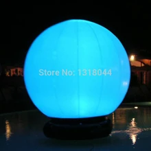 Горячие Дешевые 2 м большой надувной шар со светодиодный подсветкой для украшения
