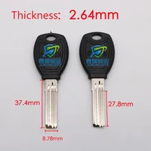 JF079 New anti-theft двери ключ эмбрион охранной двери дом ключ замена лезвия Длина 37 мм