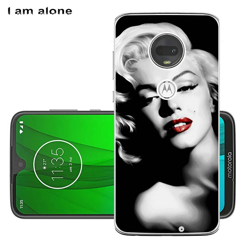 Чехлы для телефонов I am alone для Motorola Moto G7 G7 Play G7 power Solf из ТПУ, модные милые Чехлы для Moto G7 - Цвет: Solf TPU W14