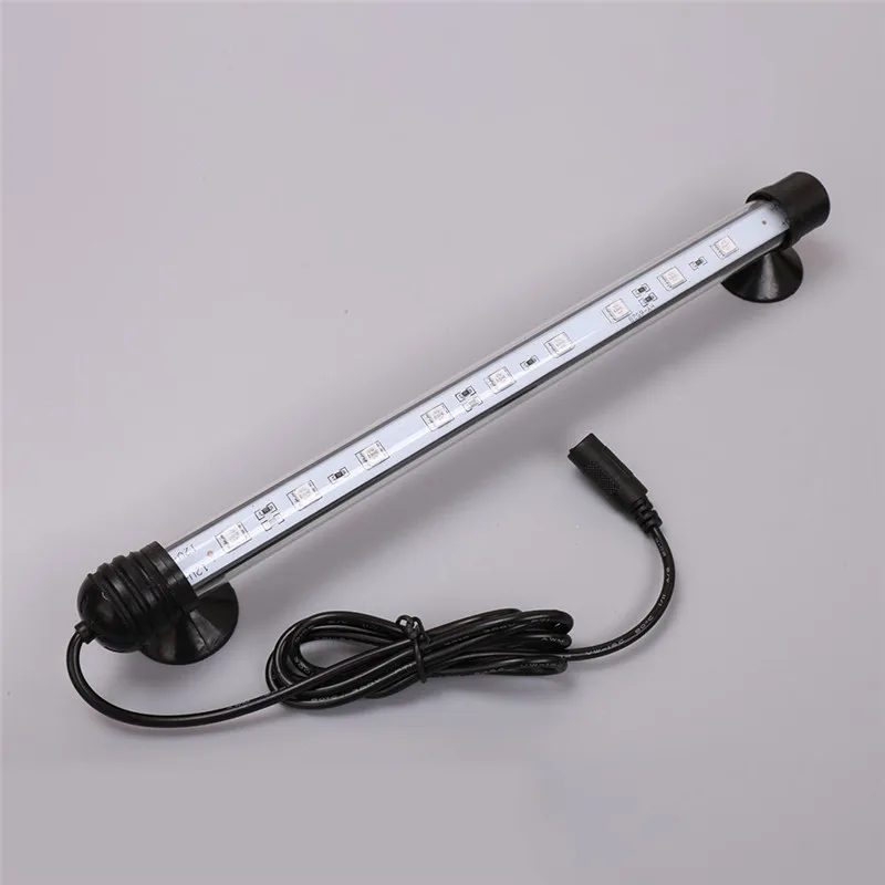 Aquarium Fish Tank 9 12 15 21 LED Light Blue White 18 28 38 48CM Bar Strip Light Waterproof Submersible Lamp EU Plug13
