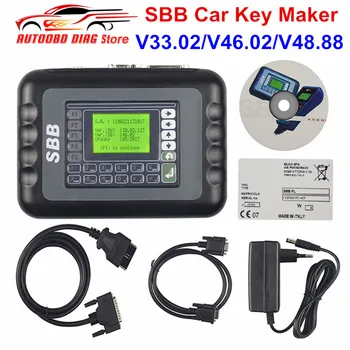 

New V48.99 SBB PRO2 Key Programmer V48.88 V48.99 Updated Of SBB V46.02 V33.02 Car Key Maker Transponder For Immobilizer No Token