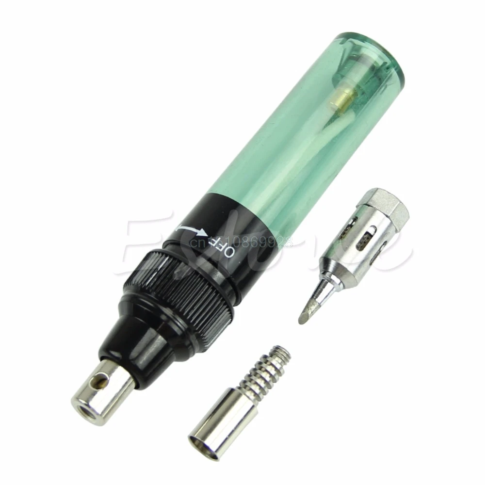 1300 Celsius Butane Gas Blow Torch Soldering Iron Gun Cordless Welding Pen Burner