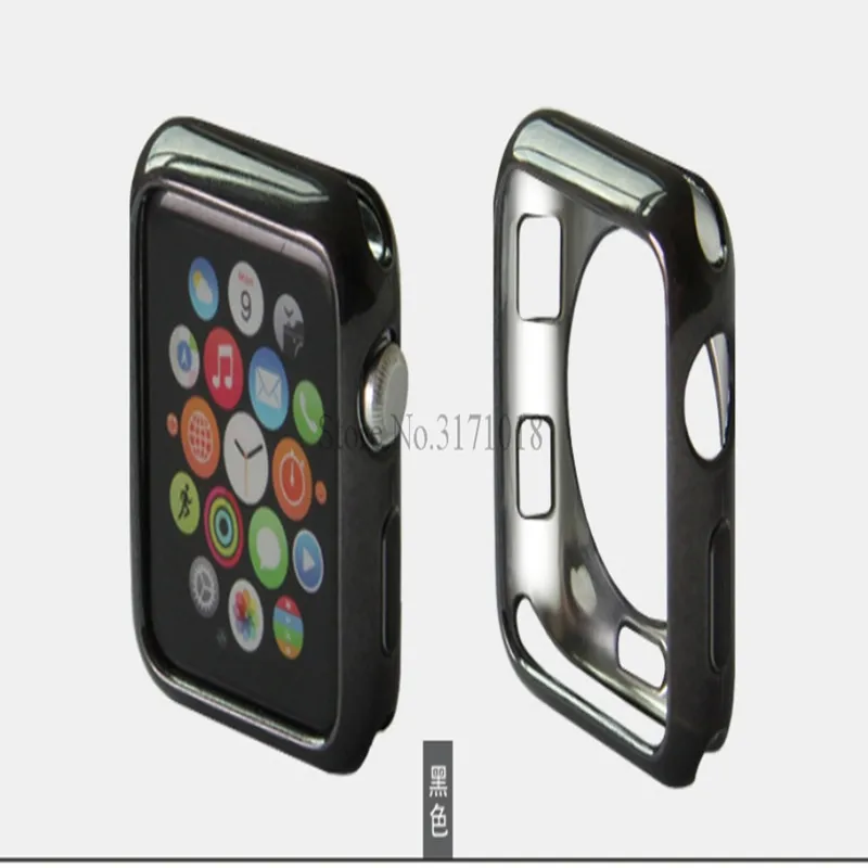 Soft TPU Case For Apple Watch Case 38mm 42mm 42 mm Series 3 2 1 Protective Replacements Cover Case Perfect Match Bumper Soft TPU Case For Apple Watch Case 38mm 42mm 42 mm Series 3 2 1 Protective Replacements Cover Case Perfect Match Bumper