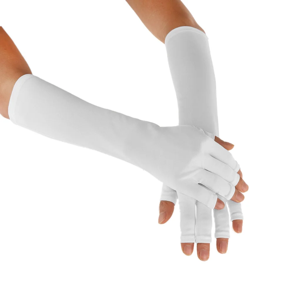 

1 Pair Fashion Women Anti UV Glove for Light/Lamp Radiation Protection Gloves Manicure Nail Art Dryer Tools
