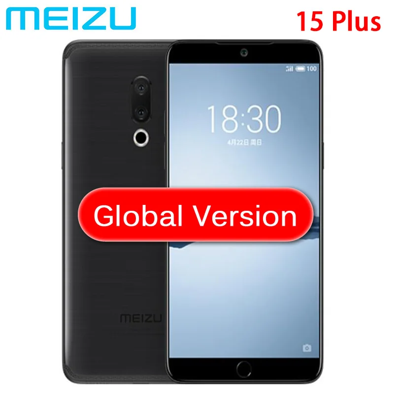 Meizu 15 Plus 4 г LTE 6 ГБ 64 Exynos 8895 Octa Core 5 95 &quot2560x1440 P отпечатков пальцев быстро зарядное