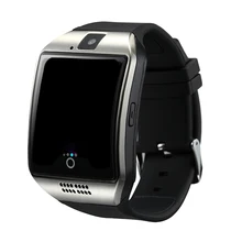 SmartWatch New Q18 Passometer Smart watch with Touch Screen Camera TF card Bluetooth Smartwatch for Android IOS Phone Men Watch