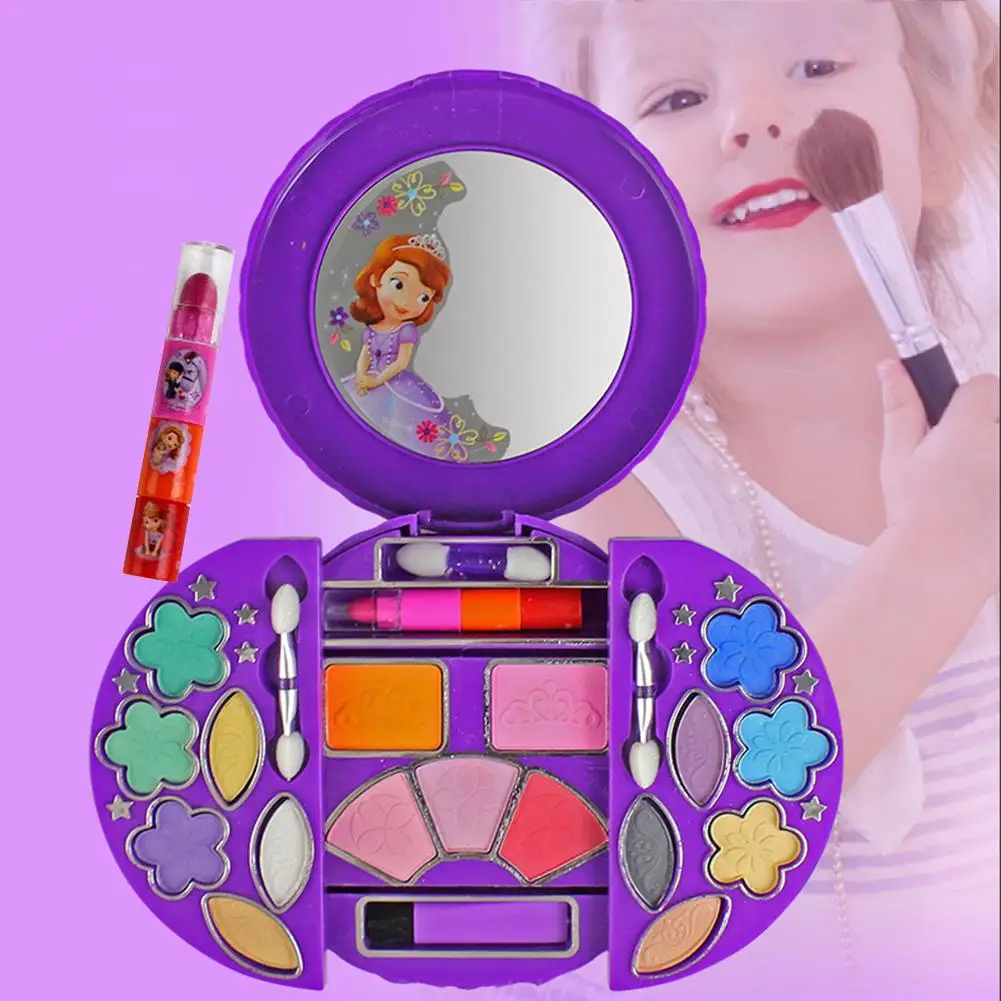 

Disney Sophia Princess Children's Makeup Box Toy Set Mini Portable Party Cosmetics Tool Play House Suit For Kids Girls Toy