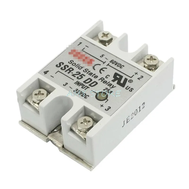 SSR-25DD 25A DC-DC 3-32V DC TO 5-60V DC Solid State Relay