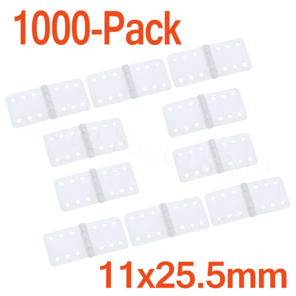 

Wholesale 1000pcs/Lot Plastic Nylon Pinned Hinges 11x25.5 mm For RC Model Airplane Parts Replacements