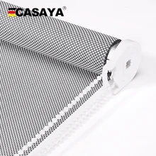 CASAYA High Quality Sunscreen Roller Blinds UV Blocking Fire Retardant Sun shading window blinds for outdoor office living room