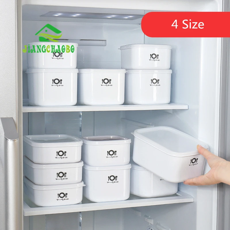 

JiangChaoBo Refrigerator Sealed Plastic Storage Box Food Storage Box Microwave Oven Rectangular Lunch Box