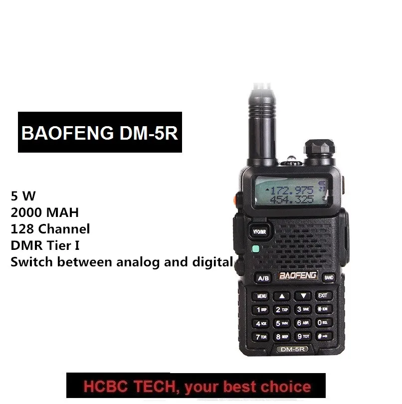 

Baofeng DM-5R Tier I Dual Band Dual Time Slot Two Way Radio Transceiver 136-174 /400-470MHz Compatible with MOTOROLA