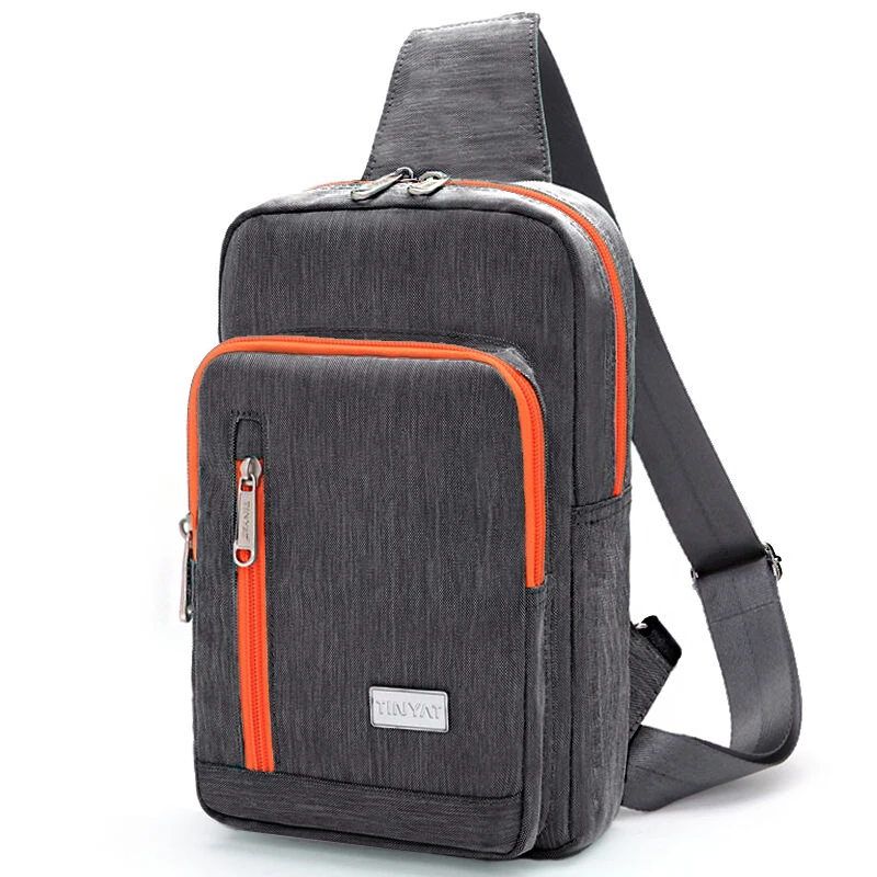 black fashion crossbody shoulder chest bags single shoulder crossbody