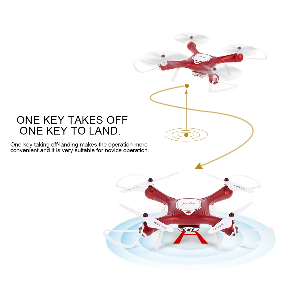 Syma X25W Wi Fi FPV системы Регулируемый 0.3MP камера Дрон для селфи Drone оптического потока позиционирования высота удержания Квадрокоптер-Дрон