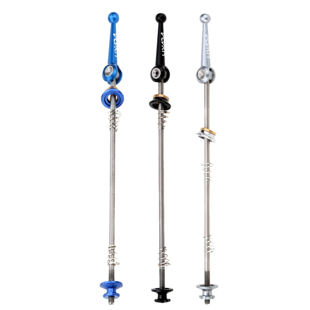

1Pair Ultralight Cycling Skewers Bicycle Quick Release Titanium Axle QR Skewer Mountain Road Bike MTB Wheel Hub Skewers