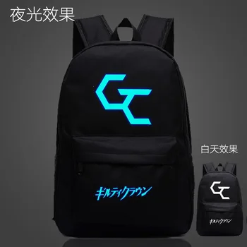 

IVYYE Crown Fashion Oxford Backpacks Shine Rucksacks Night Light Backpack Casual Luminous Travel Knapsack Unisex Gifts New