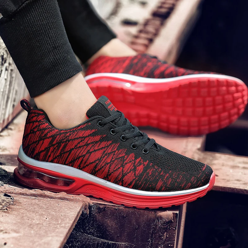 2019 Men Sneakers Running Shoes for Men Summer Mesh Breathable Sports Shoes Fashion Trainers Men's Shoes Plus Size
