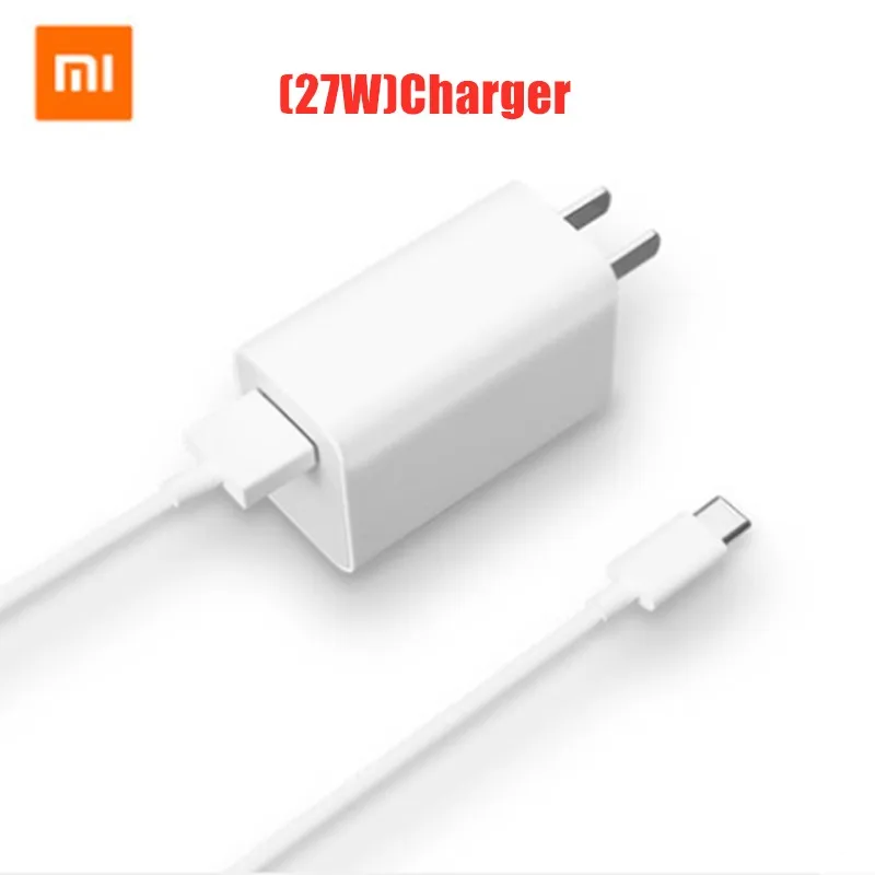 Оригинал Xiao mi настенное зарядное устройство 27 Вт USB адаптер type C кабель для 9 9T Pro 8