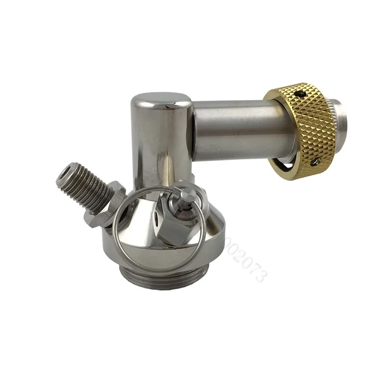 Stainless Steel Mini Keg Tap Dispenser with adjustable beer tap and CO2 Injector Premium for 2L 3.6L 5L Beer Keg growle (4)