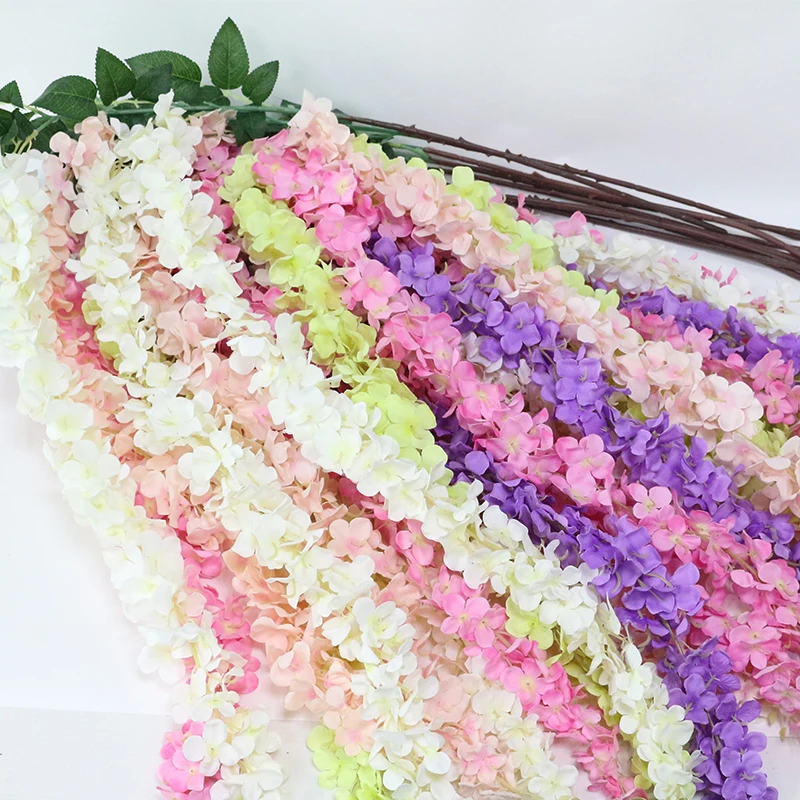 JAROWN Artificial Wisteria Wedding Decorations Flower Vines Silk Flowers For Wedding Home Party DIY Decor Accessories (9)