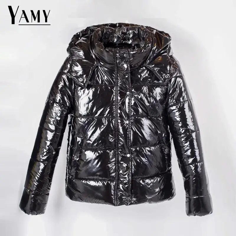 Autumn winter jacket women coats hooded padded parka ladies oversize warm coat womens warm black silver down jacket 2019 Autumn winter jacket women coats hooded padded parka ladies oversize warm coat womens warm black silver down jacket 2019