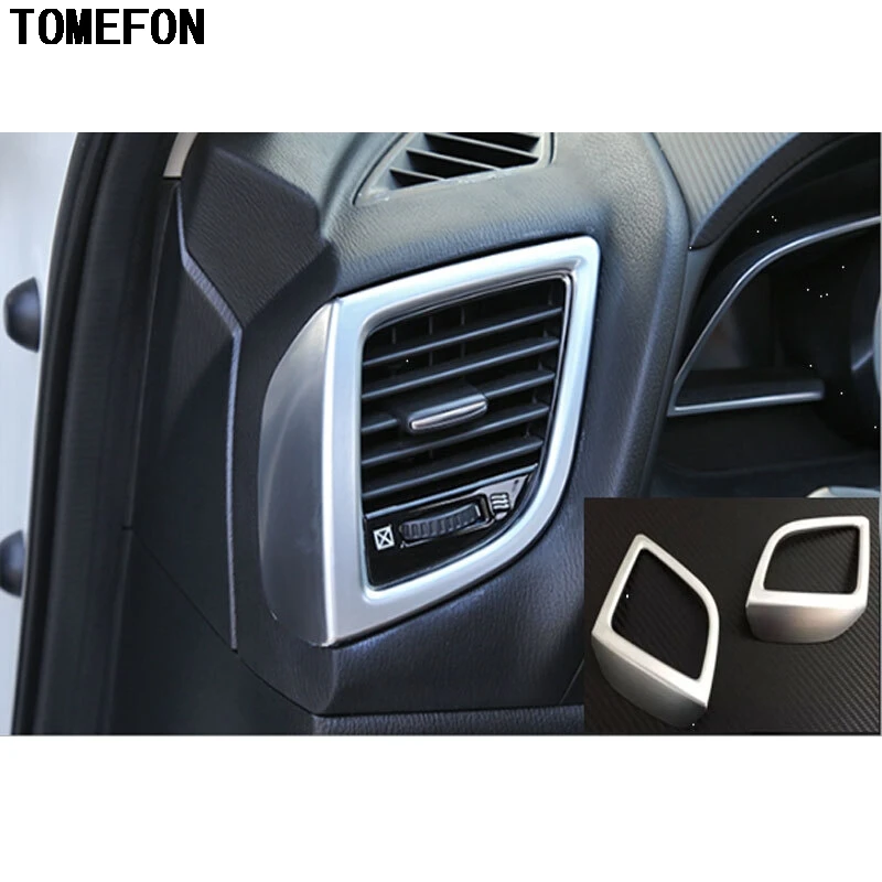TOMEFON 2 шт. для Mazda 3 M3 Axela 2017 2018 ABS матовая авто внутренняя приборная панель