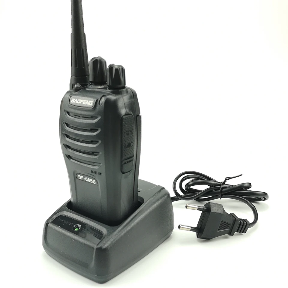 2 шт Baofeng BF-666S портативная рация портативная BF 666S двухсторонняя Walky Talky Профессиональный приемопередатчик Amador радиостанция