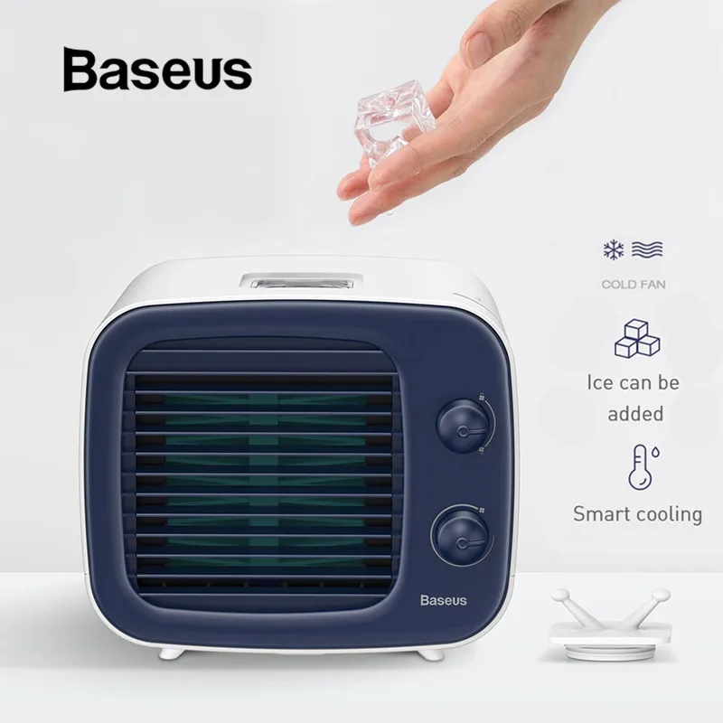 Baseus мини USB вентилятор охлаждения воздуха портативный кондиционер увлажнитель