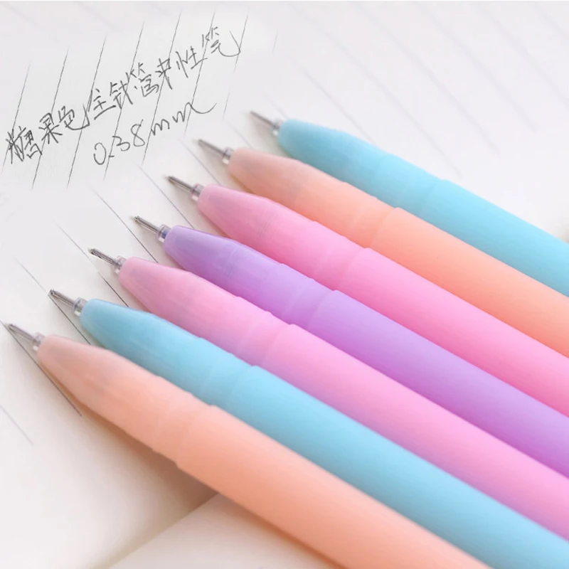 Ручка гелевая с чернилами 0 38 мм 10 шт./лот|gel ink pen|accessories schoolgel pen pcs |