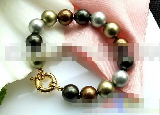 

01403 MULTICOLOR SOUTHSEA SHELL PEARL BRACELET BANGLE Natural >>-hot