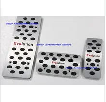 aluminum alloy foot rest plate for new for mitsubishi lancer ex evo 2008-2011 evolving