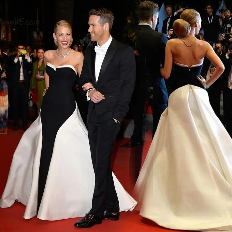 Blake Lively red carpet dresses a line 