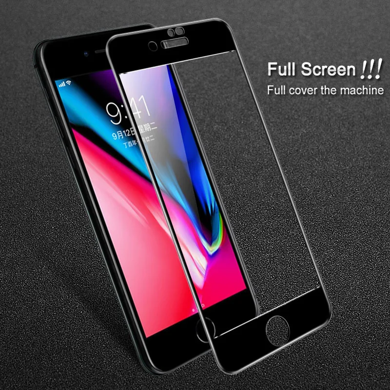 

For Apple iPhone 7 8 Plus Screen Protector For Apple iPhone 8 7 Plus Tempered Glass Imak Pro+ Full Cover Protective Glass