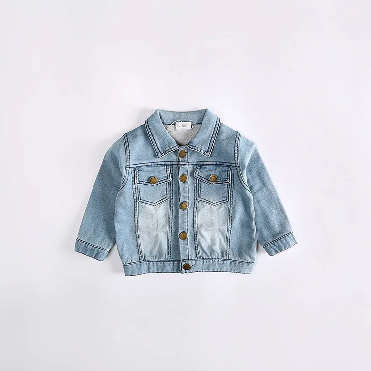 

2018 Spring New Baby Girl Soft Denim Jackets Coats for Girls Toddler Kids Girls Clothes Coat Kids Clothes Free Drop Shipping