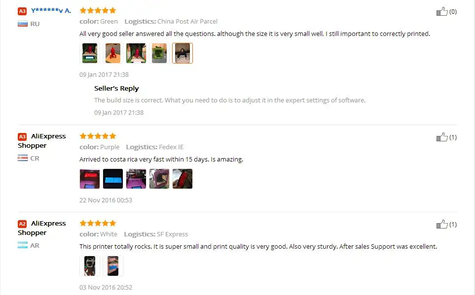 Feedback of Super Mini1