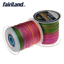Леска фэрилленда PE плетеная 300 м(328yd) MULTI-COLOR 0,4#0,6#0,8#1#-8# 10-70LB Радужная многонитевая рыболовная леска