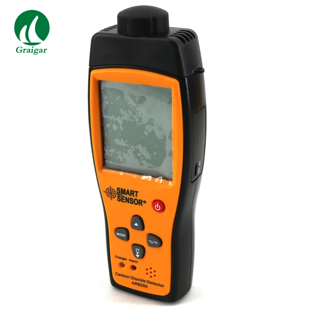 Smart Sensor AR8200 Gas Detector Detects Carbon Dioxide Measuring Range 350~9999PPM | Инструменты