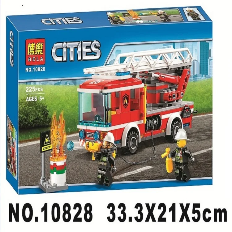 LEGO City Fire Ladder Truck 60107 (2)