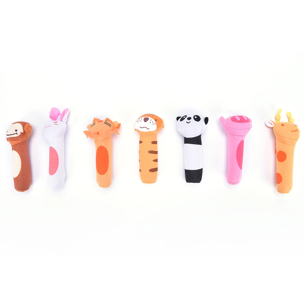 New Plush Dog Cat Puppy Pet Squeaker Toy Chew Sound Squeaky Play Fetch Training Toy