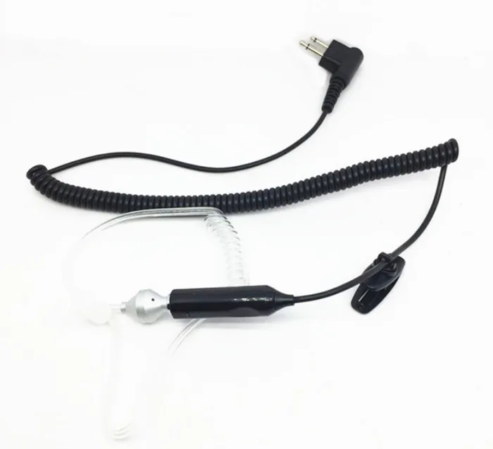 

En espiral de conducción de aire auriculares separados auriculares for motorola GP2000... GP2100... GP300... GP 308 GP68... GP8