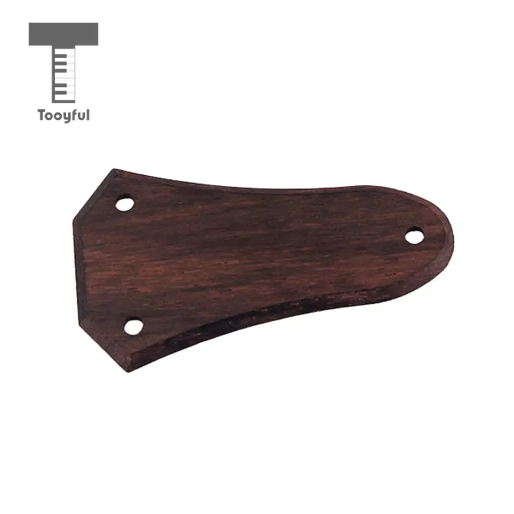 Tooyful Exquisite 2 Pieces Rosewood Guitar 3 Holes Truss Rod Cover for Acoustic Guitar Replacement Parts