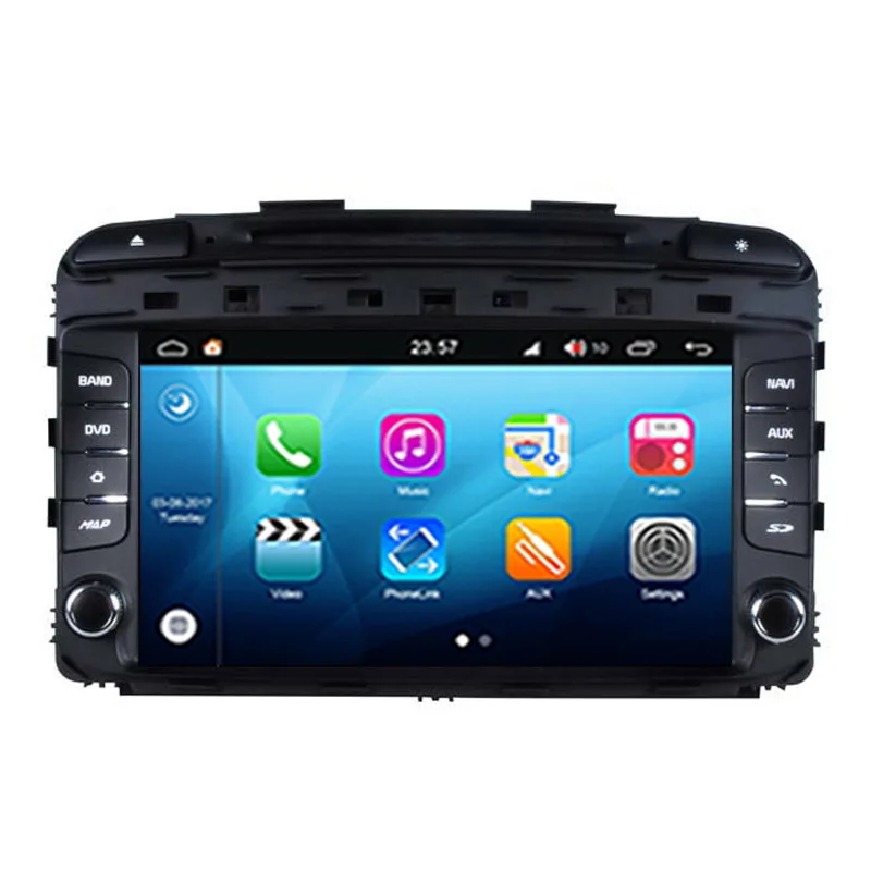 S200 Android 8.0 Car DVD Player Audio For KIA SORENTO (2015 2016) GPS Bluetooth stereo Navi