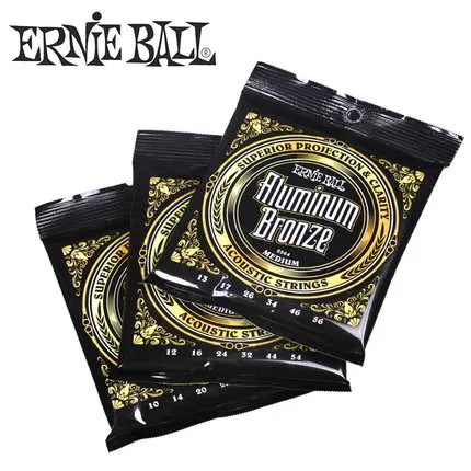 Ernie Ball алюминиевые бронзовые для акустической гитары струны 1 Набор струн 2564 2566 2570