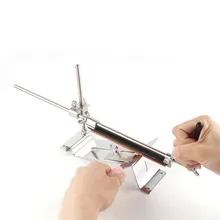 Супер острая металлическая нержавеющая сталь фиксированная простая в эксплуатации Серебряная кухонная профессиональная точилка для ножей Ножи резкая машина для заточки ножей