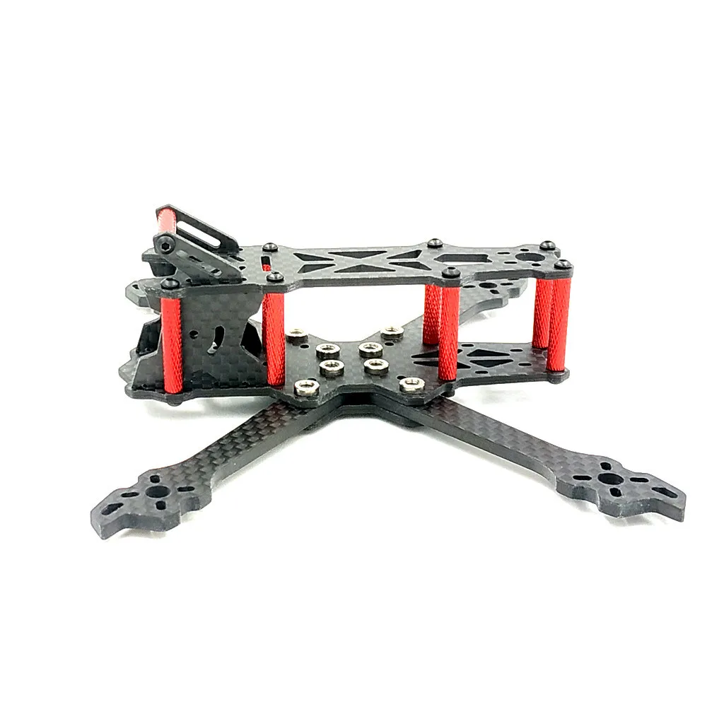 AlfaRC Fighter140 140 мм 3 мм/4 мм Arm Frame Kit 3K Углеродное волокно для радиоуправляемого дрона FPV гоночный Квадрокоптер запасные части DIY аксессуары