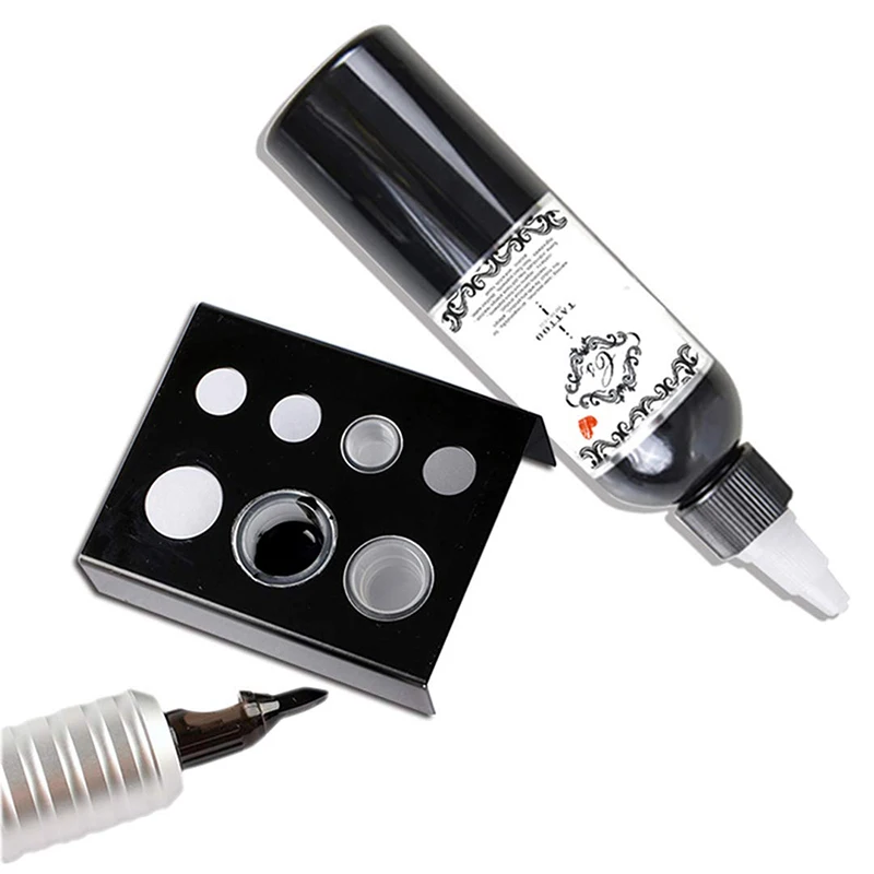 

Tattoo Ink, Tribal Black, 8 Ounce 100% Authentic Black Outlining Liner Ink Permanent Tattoo Pigment (8 Ounce)
