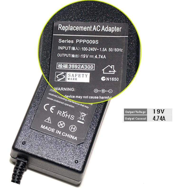 19V 4.74A AC Power Supply Notebook Adapter Charger For ASUS Laptop A46C X43B A8J K52 U1 U3 S5 W3 W7 Z3 For Toshiba/HP Notbook 19V 4.74A AC Power Supply Notebook Adapter Charger For ASUS Laptop A46C X43B A8J K52 U1 U3 S5 W3 W7 Z3 For Toshiba/HP Notbook