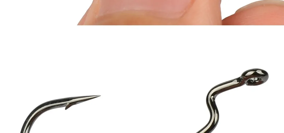 Ganchos de Pesca Lacuna de Aço Alto para a Pesca de Água Tsurinoya Peças Lote Offset Worm Ganchos Gabarito Círculo Grande Carbono Salgada 40 - 5 gabarito círculo ganchos de pesca grande lacuna
